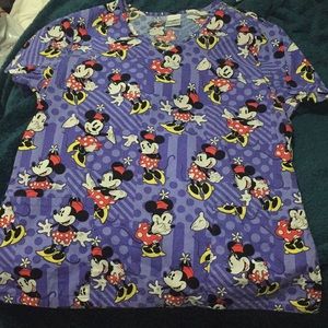 Disney Brand Scrub Top